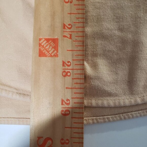 LL Bean Outdoor Shirt Camping 100% Cotton Yellow Button Front Mens 16 - Picture 7 of 7